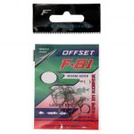 Крючок офсетный Flagman F-81 Offset Hook №4 8шт