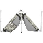 Кровать походная Helios (T-HS-BD640-190-DG) алюминиевый профиль 25х25мм, КМФ цифра, 300кг