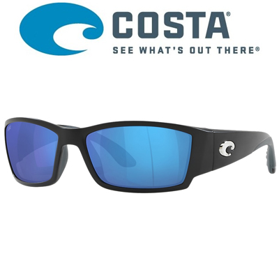Costa Corbina 580 GLS Matte Black/Blue Mirror 580G