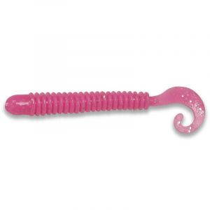 Силиконовая приманка Herakles Viber Grub 2.5" цвет Pink Silver Flk
