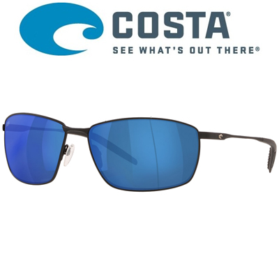 Costa Turret 580P Matte Black + Matte Black/Black/Blue Mirror 580P