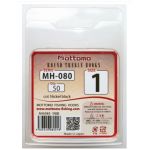 Крючки Mottomo Round Treble 080 Nickel black №2 (50 шт)