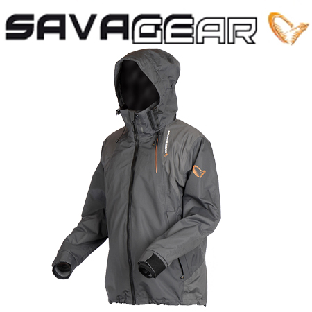Savage Gear Black Savage Jacket Grey