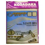 Застежка Kosadaka Hawaii Snap №2 20kg (4шт.) 1025BN-2