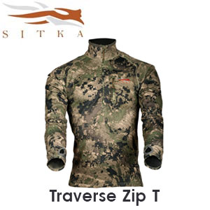 Sitka Traverse Zip T Ground Forest