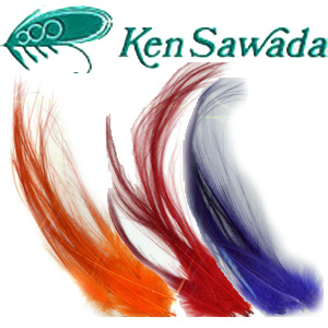 Ken Sawada Fine Fibre Hron Hackles 