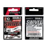 Вертлюг двойной Ruzza High Speed Double Rolling Swivel Black №10 10шт