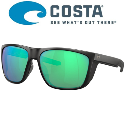 Costa Ferg XL 580G Matte Black/Green Mirror 580G