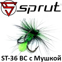 Sprut ST-36 BC с Мушкой/Black Neon Green