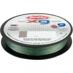 Леска плетеная Berkley X9 150m Темнозеленая 0,08mm 2,7kg