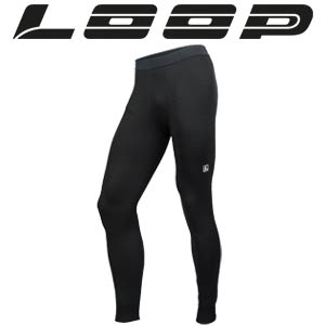 Loop Wool Long Pants Jet Black