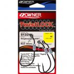 Офсетный крючок Owner Weighted Twist Lock BC №4/0 3шт