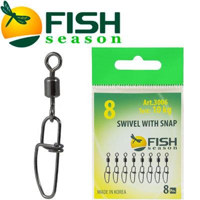 Fish Season Вертлюжок с застежкой Insurance