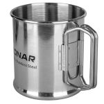Термокружка 300ML металлическая складные ручки Тонар (T.TK-035-300)