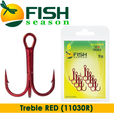 Fish Season Treble RED (11030R)