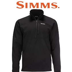 Simms Thermal 1/4 Zip Top, Black