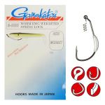 Офсетный крючок Gamakatsu EWG Weighted SPRING LOCK № 4/0