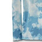 Футболка Simms Solarflex Crewneck Blue Cloud Camo размер S