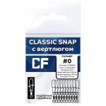 Карабин CF Classic snap с вертлюгом #1/0