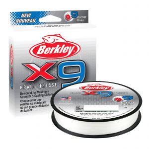 Леска плетеная Berkley X9 150m Crystal (Полупрозрачная) 0,43mm 45,4kg