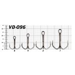 Тройник Vido Craft VD-096 (BN) "Outbarb Treble Hooks" уп. 10 шт. # 4 VD096-4(10)
