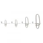 Застежка Gamakatsu Hyper Strong Snap №4 (63,0кг) (6шт.)