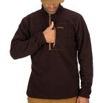 Пуловер Simms Rivershed Sweater Quarter Zip '20, Mahogany, XXL