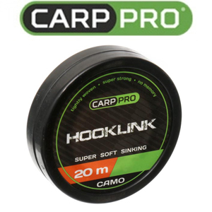 Carp Pro Sinking Hooklink Camo 20м