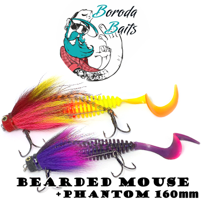 Boroda Baits Bearded Mouse (phantom 160 mm)