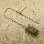Оснастка фидерная ORANGE #28 Distance Cage Feeder Leadcore, 40 гр., в уп. 1 шт.
