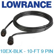 Lowrance Structurescan 10EX-BLK - 10-ft 9 pin