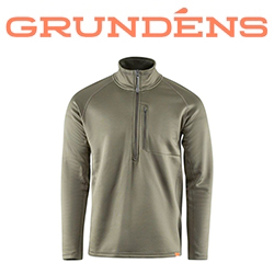 Grundens Grundies Thermal 1/2 Zip Top, Deep Depth