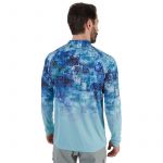 Футболка FHM Mark Evo V2 Принт голубой/мятный р.S