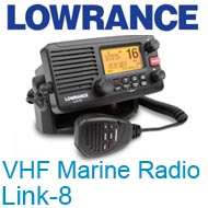 Lowrance VHF Marine Radio Link-8 DSC