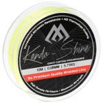 Плетеный шнур Mikado Kendo Shine 8-x HDPE 150m Yellow 0.10mm /8.23kg