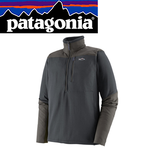 Patagonia M's L/S R1 Fitz Roy 1/4 Zip SNBL