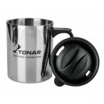 Термокружка 350ML с пластиковой крышкой Tonar T.TK-047-350