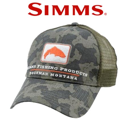 Simms Trout Trucker Cap Simms Camo