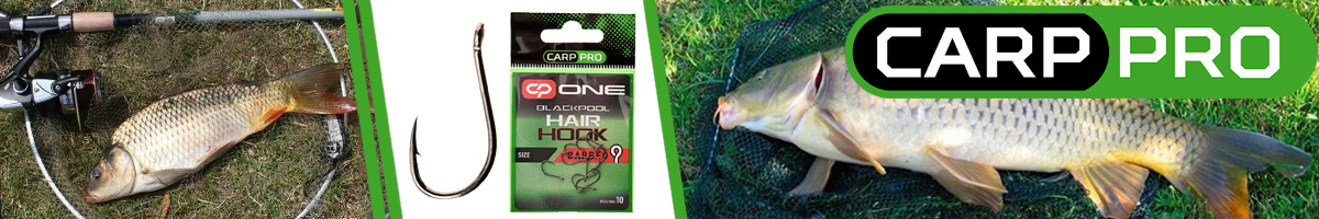 Carp Pro Black Nickel Blackpool Hair Hook Ringed
