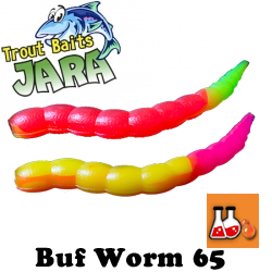 Trout Baits Jara Buf Worm 65 (Caviar+Pheromones)