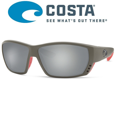 Costa Tuna Alley 580 P Race Gray/Gray Silver Mirror