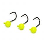 Тула Джиг на крючке Hayabusa №6 желтая 0,8 гр.