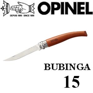 Opinel №15 VRI Folding Slim Bubinga