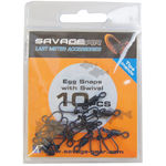 Застёжки Savage Gear Eggsnaps Swivel XS 54912