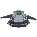 Костюм-поплавок мужской зимний ХСН "Angler prosport", hardguard, черный (зеленые молнии) (58-60/188)