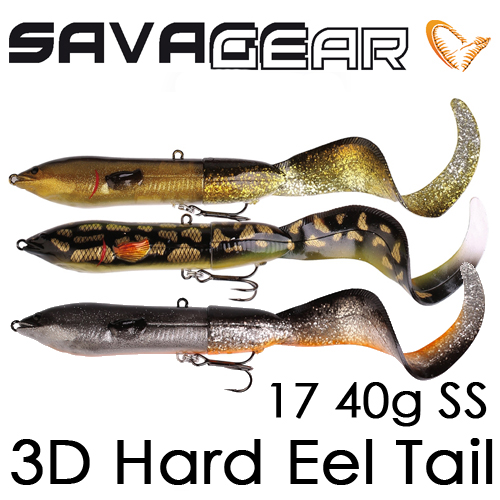 Savage Gear 3D Hard Eel Tail Bait 17 40g SS