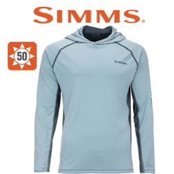 Simms SolarVent Hoody, Steel Blue/Storm
