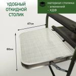 Стул со столиком "Green Zone" КГС-02 стальной 