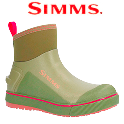 Simms Challenger 7" Deck Boot, Riffle Green