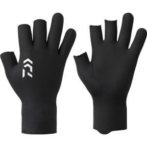 Перчатки Daiwa DG-2125W Chloroprene Gloves 3 Cuts [Black] XL